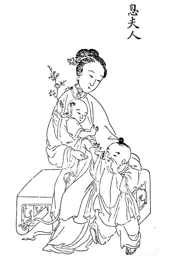 桃花夫人画像